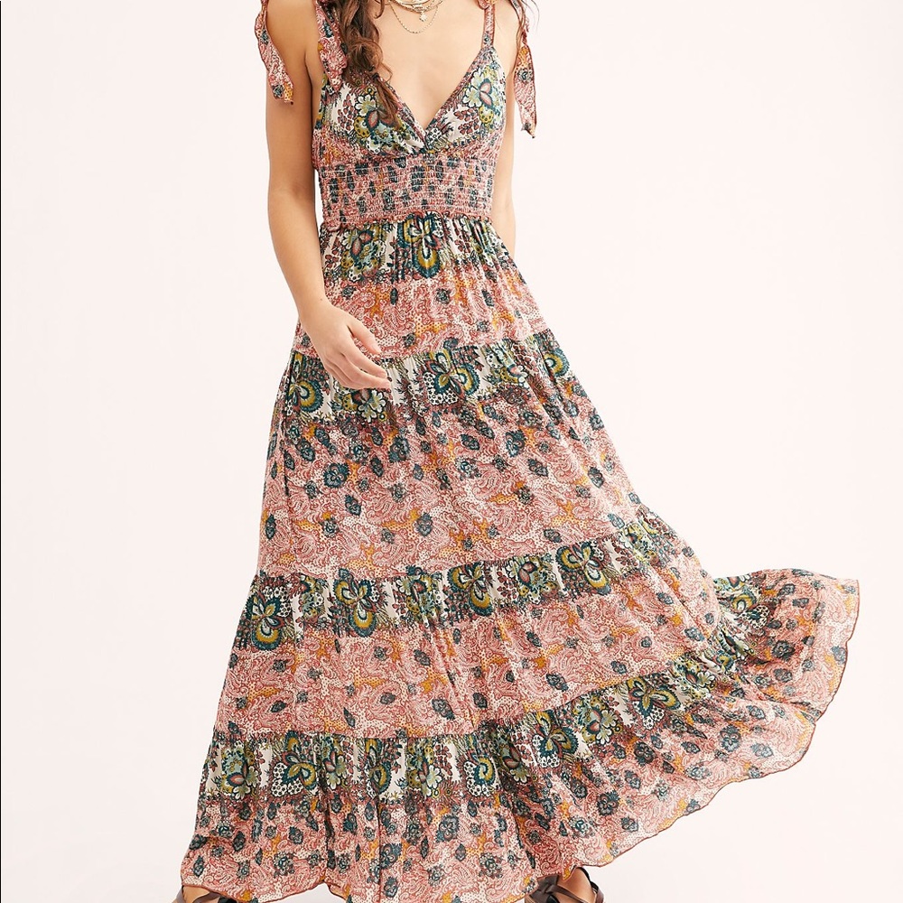 Free People Lets Smock About it Dress